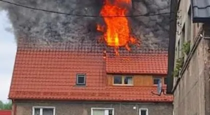 Pożar w Mieroszowie