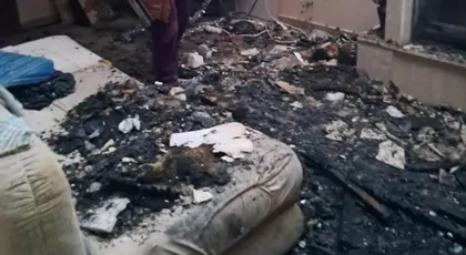 Pożar w miejscowości Górka Powielińska