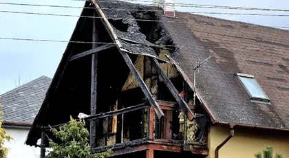 Pożar w Lubinie
