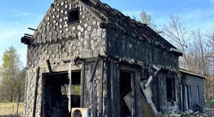 Pożar domu w Miłowie