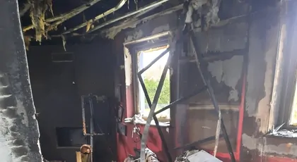 Pożar domu w Morzyczynie