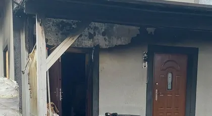 Pożar w miejscowości Rataje