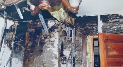 Pożar w Komarówce Podlaskiej