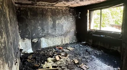 Pożar domu w miejscowości Atanazyn