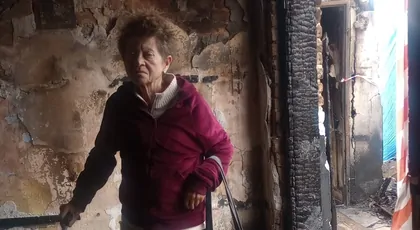 Pożar w miejscowości Klimontów - Olga Smołińska