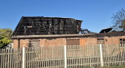 Ogromny pożar w miejscowości Stefanowo