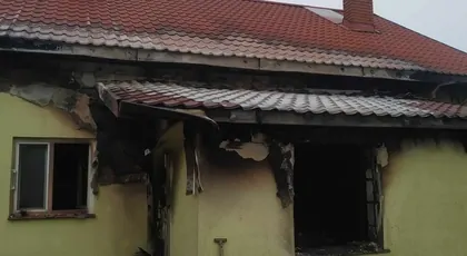 Pożar domu w Dubecznie