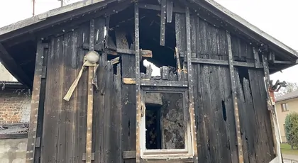 Pożar domu w Częstochowie