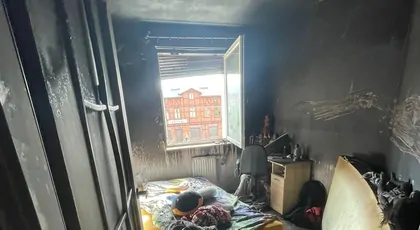 Pożar mieszkania w Toruniu