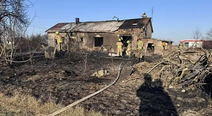 Pożar w miejscowości Korzeszynek