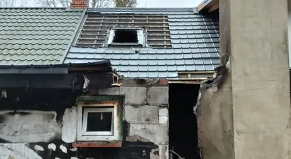 Pożar domu w Kamieńczyku