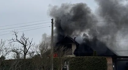 Pożar domu w Białczu