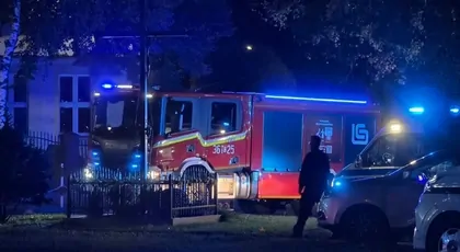 Nocny pożar mieszkania w Lubrańcu.