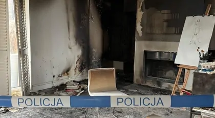 Pożar domu w Gdyni