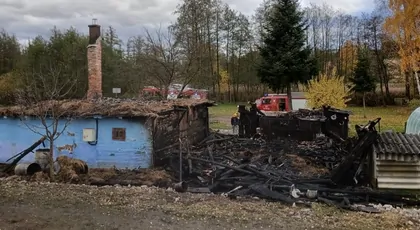 Pożar w miejscowości Wiatowice