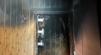 Pożar w miejscowości Dziećmarów