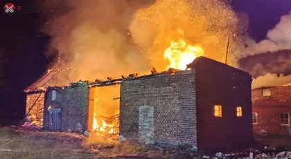 Pożar w Grabiszycach Górnych