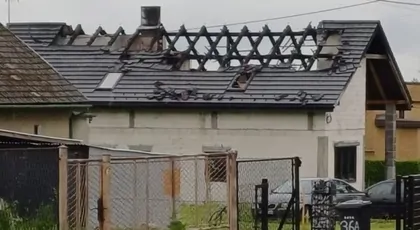 Pożar w Iskrzyczynie