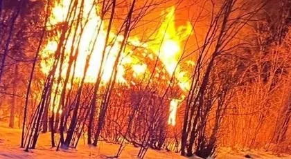 Pożar w miejscowości Przyjmy
