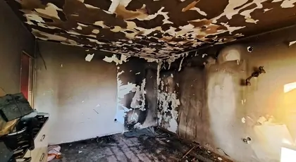 Pożar w miejscowości Nicwałd