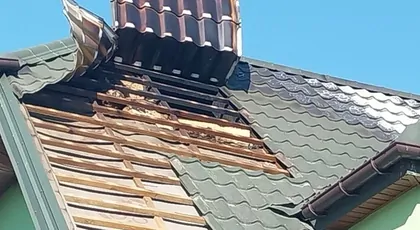 Pożar domu w miejscowości Jasień