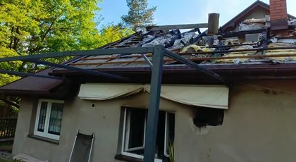 Pożar domu w Gorzowie