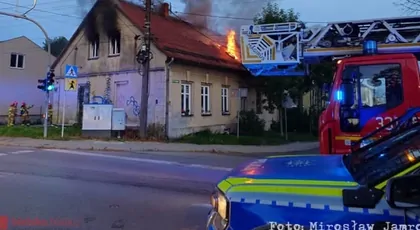 Pożar w Bielsku-Białej przy ul. Marii Konopnickiej – straciliśmy praktycznie wszystko