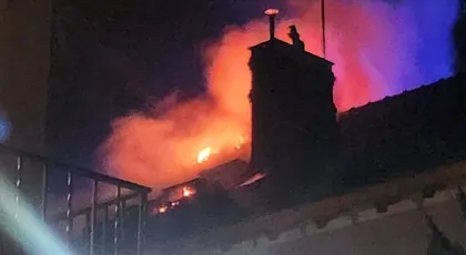 Pożar domu w Zaniemyślu