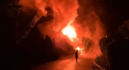 Pożar domu w Świeciu