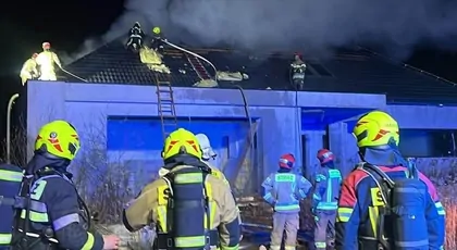 Nowy dom stanął w płomieniach - Lublin