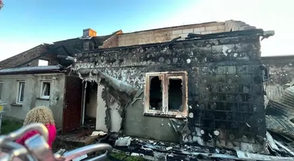 Pożar w miejscowości Stary Cydzyn