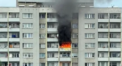 Pożar mieszkania w Raciborzu