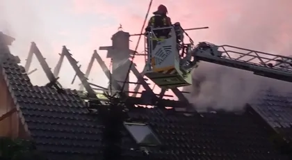Pożar w Brzeziej Łące