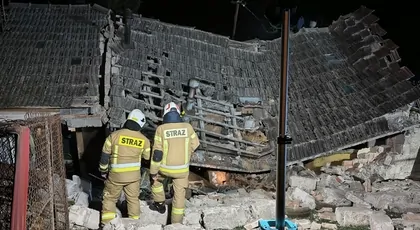 Wybuch gazu w Jadownikach