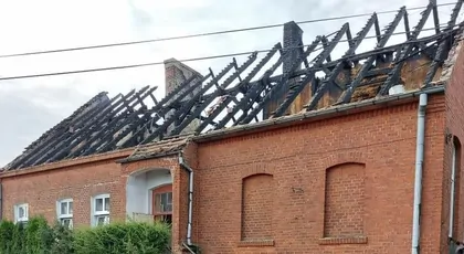 Pożar domu w Nowym Chwalimiu