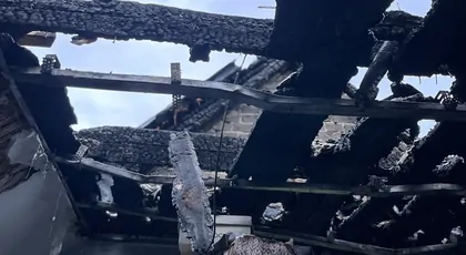 Pożar domu w Jabłonnie