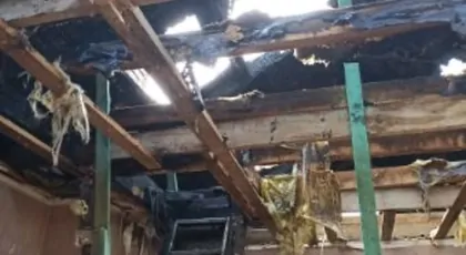 Ogromny pożar domu w Niebocku. Prosimy o wsparcie