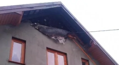 Pożar w miejscowości Nowy Karolinów