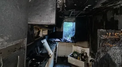 Pożar domu w miejscowości Gałków Mały