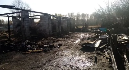 Pożar gospodarstwa w Nowej Wsi