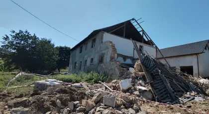 Katastrofa budowlana w miejscowości Rząśnik