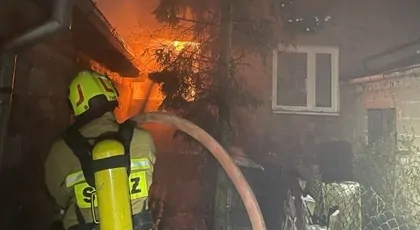 POŻAR WE WSI SZKARADA