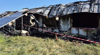 Pożar domu w Niegoszowie