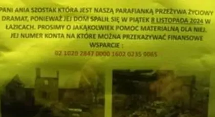 Zbiórka pieniędzy na odbudowę