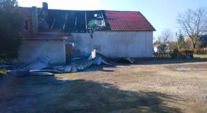 Pożar domu we wsi Pierzwin! Rodzina prosi o pomoc