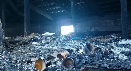 Pożar w miejscowości Radawczyk Kolonia Pierwsza