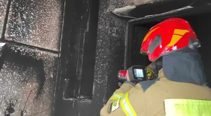 Pożar domu w Jędrychowie