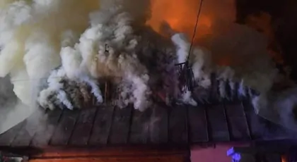 Pożar domu w Zakopanem