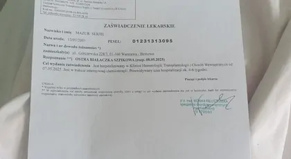 Ostra białaczka szpikowa. AML