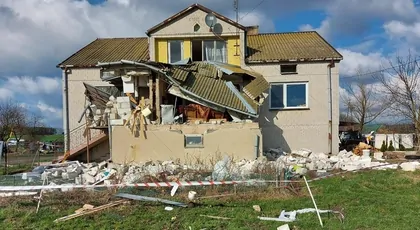 Wybuch gazu w miejscowości Chomęc